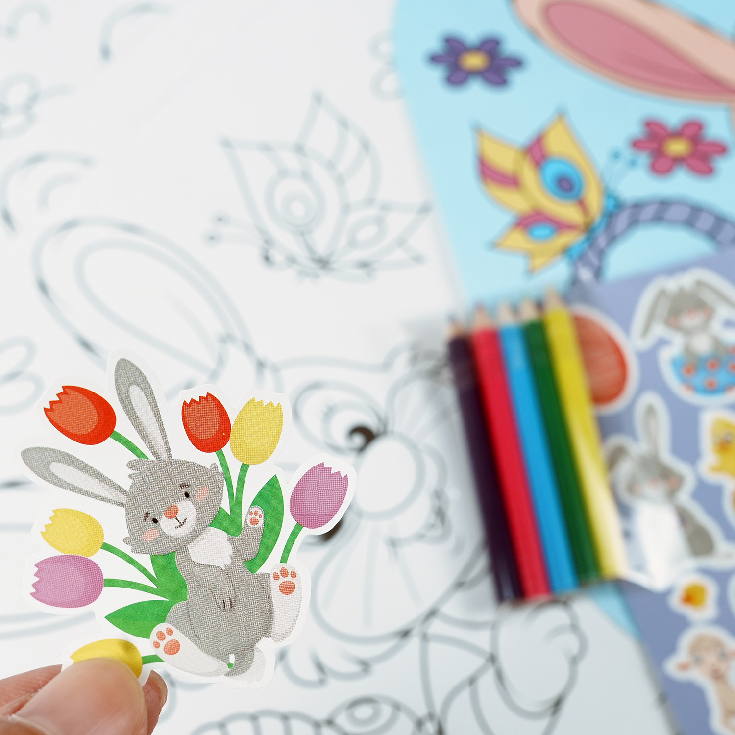 Restaurant activity mats for Easter