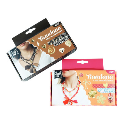 RetroVibe Bandana & Bead Artisan Necklace Kit