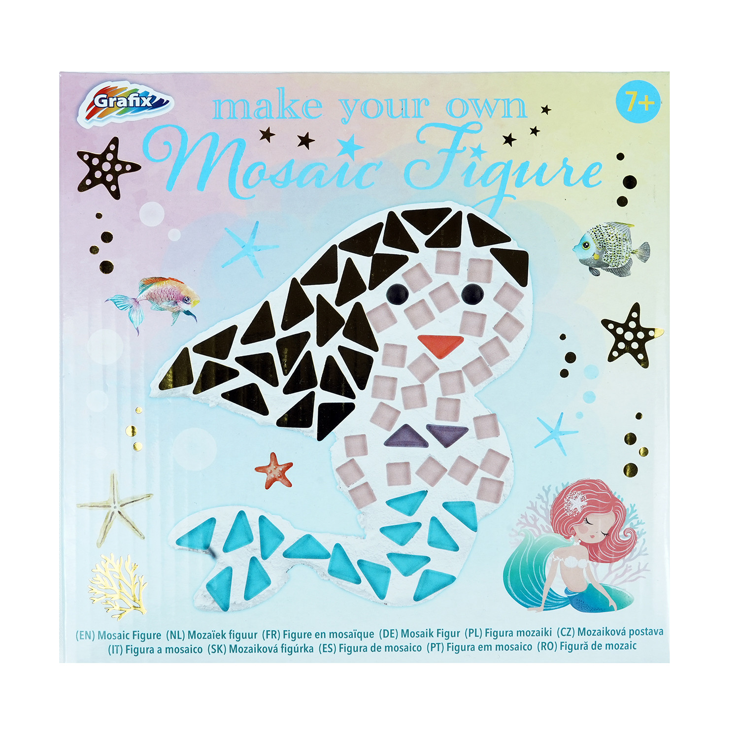 Mosaic glass craft for adults and kids