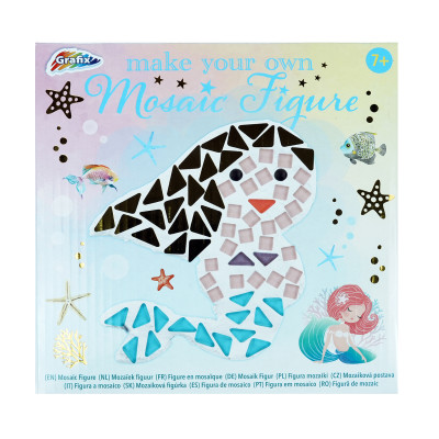 Mermaid GlassGlow Mosaic Artisan Figure Studio