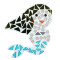 Mermaid GlassGlow Mosaic Artisan Figure Studio