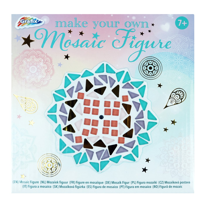 Flower disc GlassGlow Mosaic Artisan Figure Studio