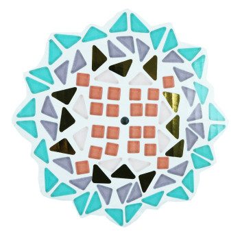 Flower disc GlassGlow Mosaic Artisan Figure Studio