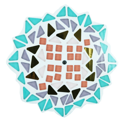 Flower disc GlassGlow Mosaic Artisan Figure Studio