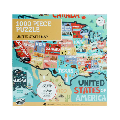 Grand Map Explorer 1000-Piece Challenge Jigsaw