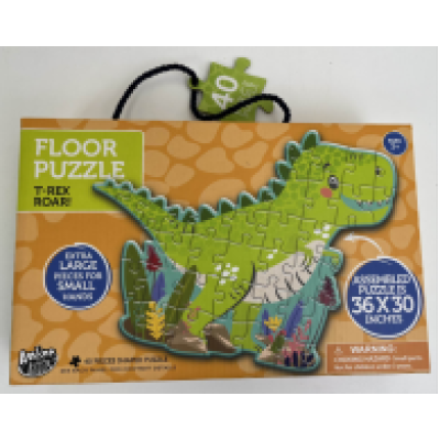Jumbo Roar-Some T-Rex Shaped Floor Expedition Puzzle