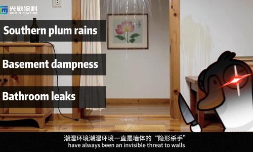 No more worries about moisture, one-time painting solves the problem of moisture in the house.