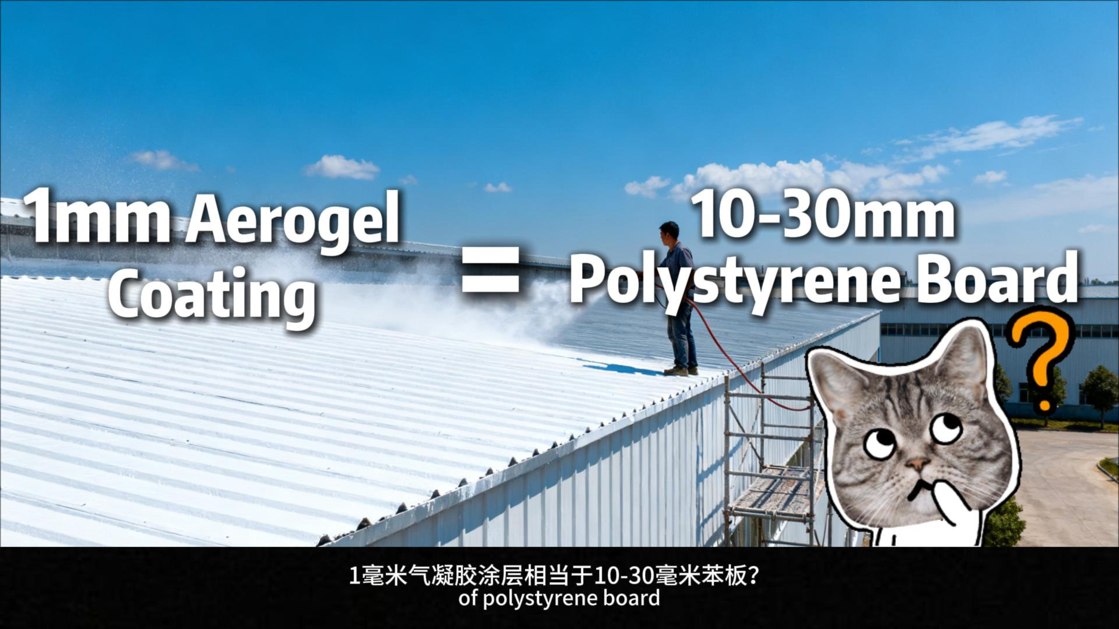 Is 1mm aerogel coating equal to 10-30mm polystyrene board? Why its amazing thermal insulation?