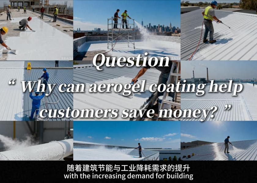 Why can aerogel coatings save customers money?