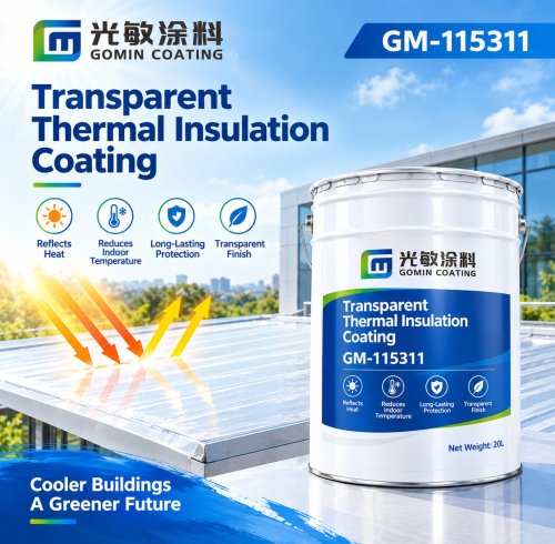 Glass Heat Insulation Coating — 80% Heat Rejection, 3 Grades
