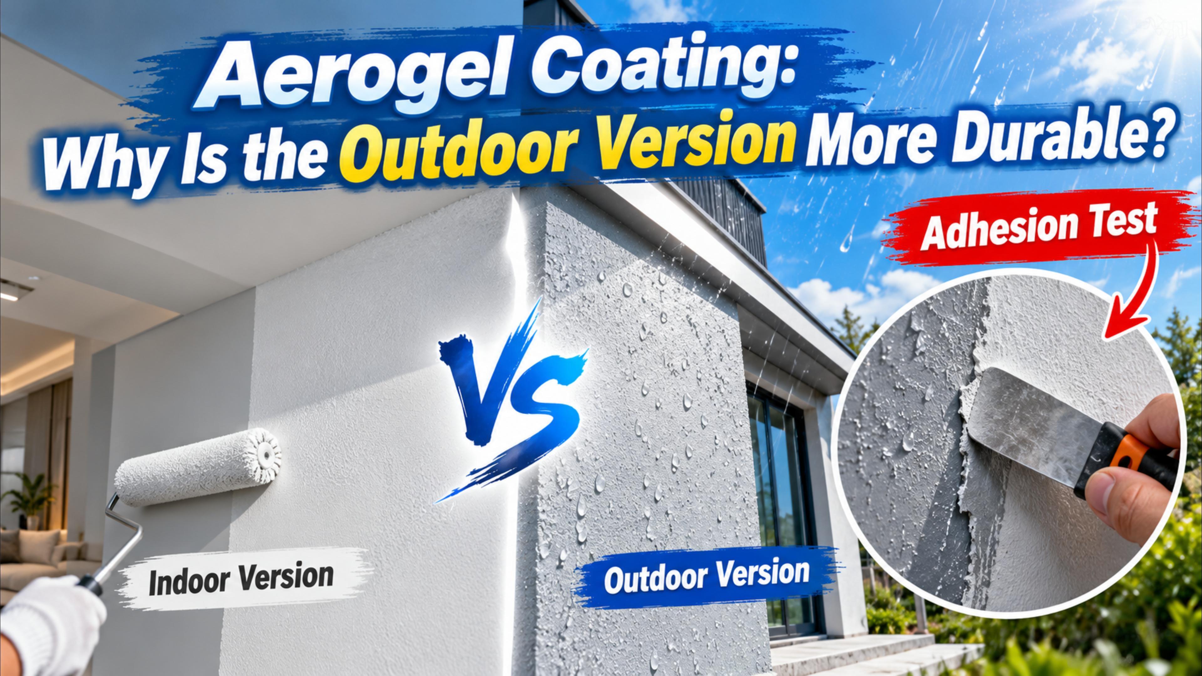 Aerogel Coatings: Why Are Outdoor Versions More Durable? A Practical Adhesion Test！