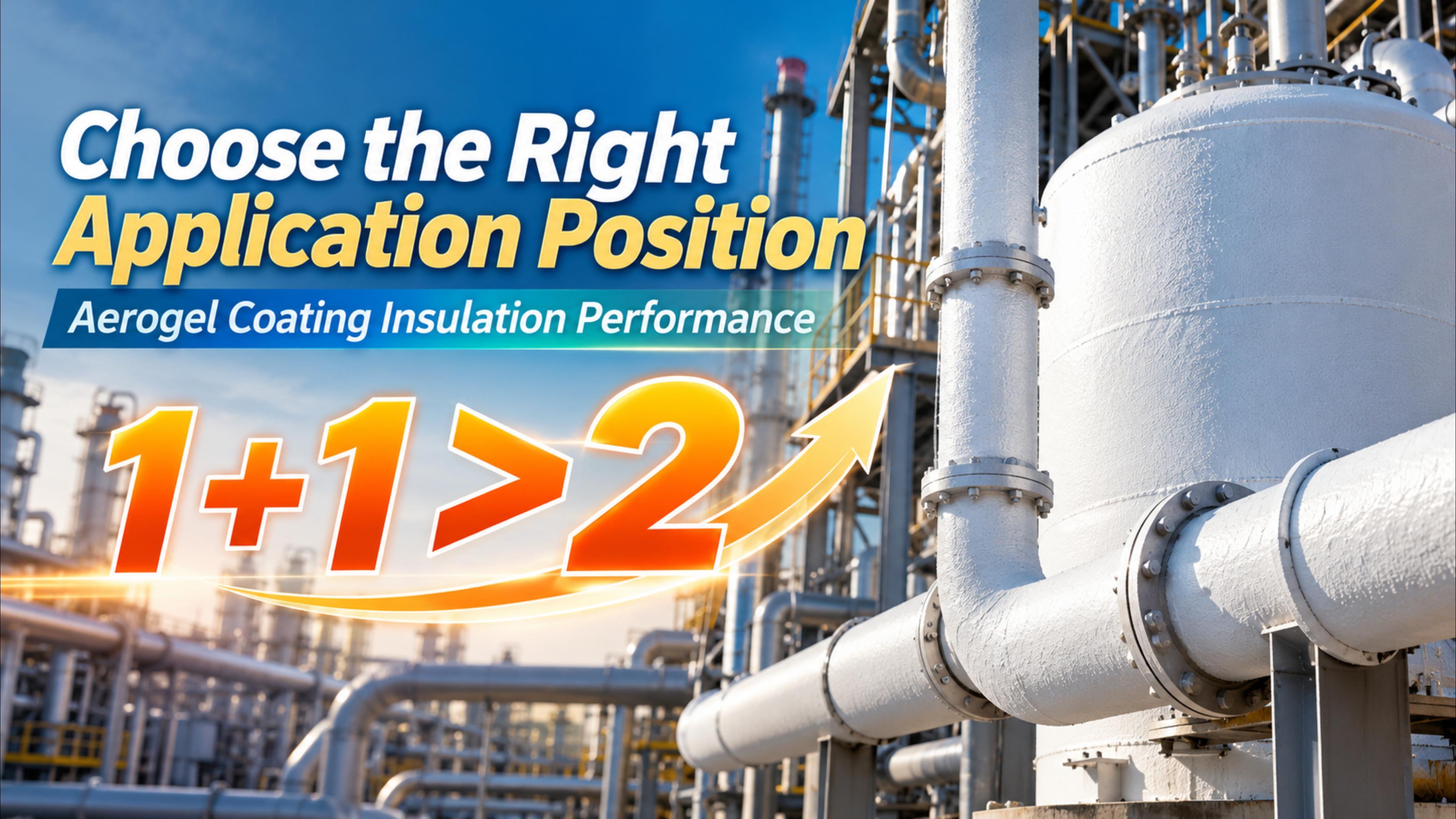 Choosing the right installation location maximizes the thermal insulation performance of aerogel.