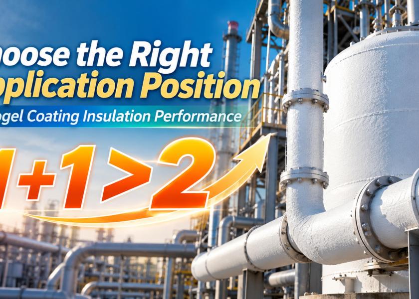 Choosing the right installation location maximizes the thermal insulation performance of aerogel.