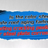 Is the color steel plate roof aging, fading, coating cracking, peeling, or steel plate corrosion?!