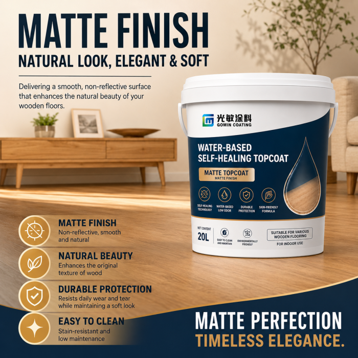 Waterborne Self-Healing Matte Topcoat Manufacture | GOMIN