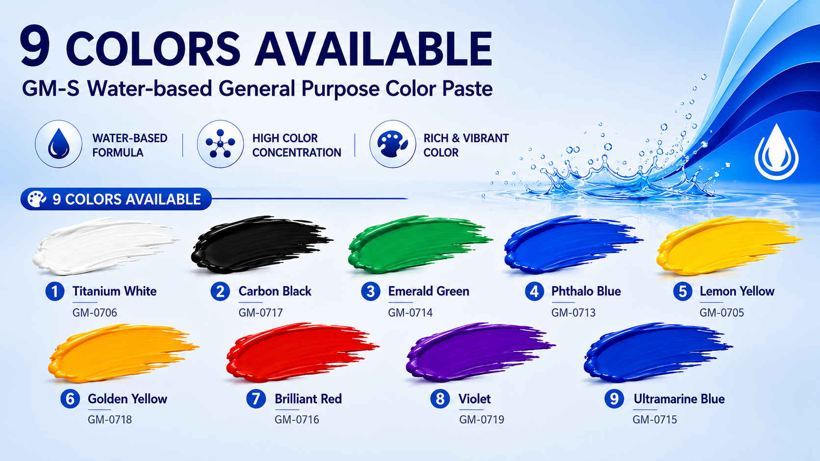 color paste