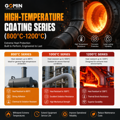 GOMIN High-Temperature Coating Series (800℃-1200℃)