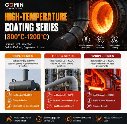 GOMIN High-Temperature Coating Series (800℃-1200℃)