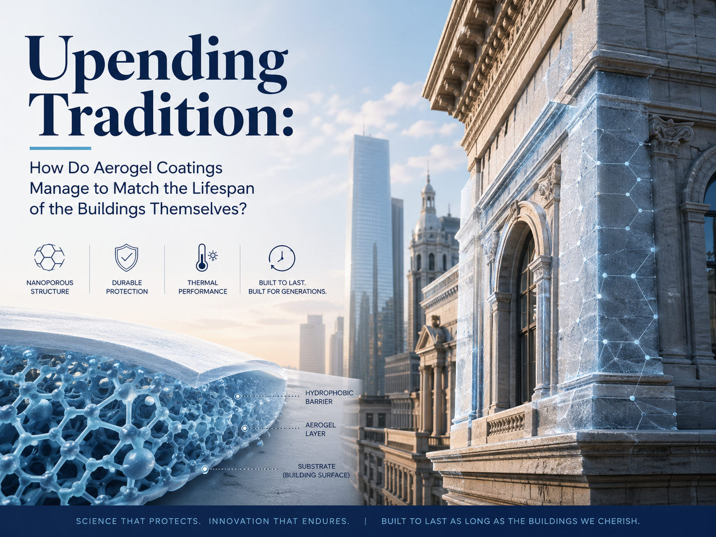 UpendingTradition: How Do Aerogel Coatings Manage to Match the Lifespan of the Buildings Themselves?