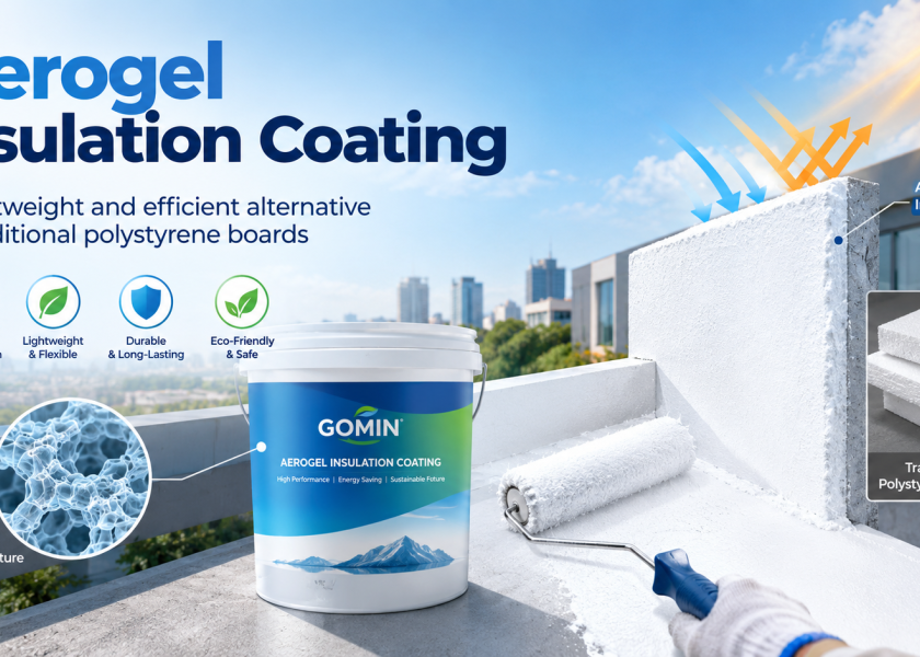 Aerogel insulation coating,a lightweight and efficient alternative to traditional polystyrene boards