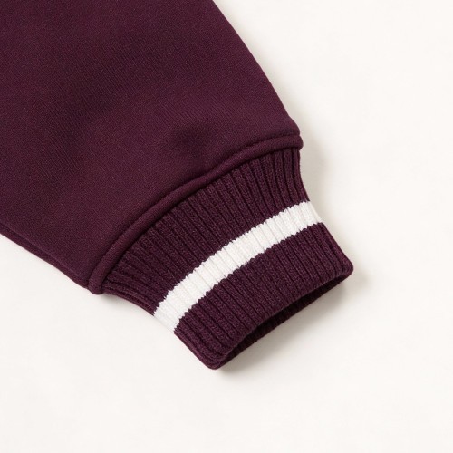 Private Label Oversized V-Neck Sweatshirt Women - Preppy Contrast Collar Pullover | Air Layer Fabric Custom Embroidery Ready