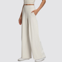 Yoga Pants with Pockets - Women's Wide Leg High Waisted Workout Trousers | Buttery Soft Nylon Lycra Custom Activewear Manufacturer