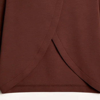 Open Back Yoga Top Long Sleeve - Soft Modal Crossover Sweatshirt | Activewear Manufacturer