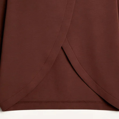 Open Back Yoga Top Long Sleeve - Soft Modal Crossover Sweatshirt | Activewear Manufacturer