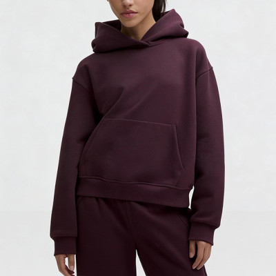 Women's Oversized Hoodie - Drop Shoulder Cotton Fleece Pullover | Custom Hoodie Manufacturer