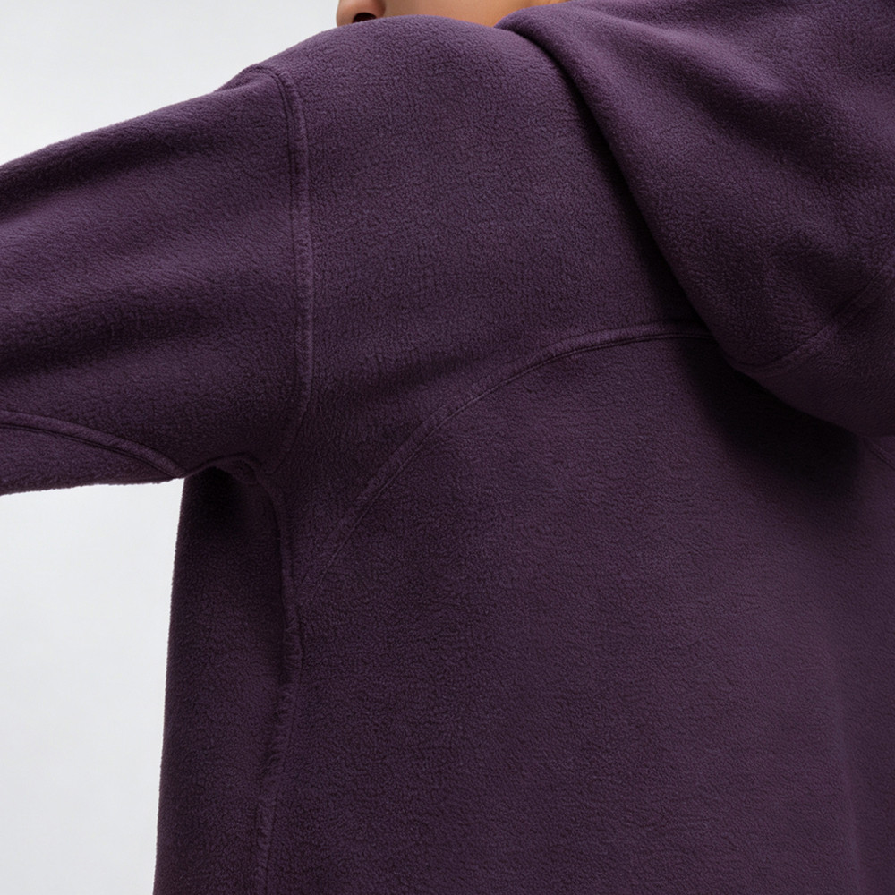 Mixed media contrast fabric pocket detail