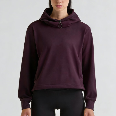 Women's High Neck Pullover - Half Zip Running Hoodie | Custom Athletic Clothing Manufacturer