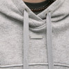 Heavyweight Cotton Hoodie - Grey Oversized Cross Neck Pullover | Blank High Quality Hoodies Supplier