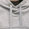 Heavyweight Cotton Hoodie - Grey Oversized Cross Neck Pullover | Blank High Quality Hoodies Supplier