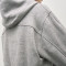 Heavyweight Cotton Hoodie - Grey Oversized Cross Neck Pullover | Blank High Quality Hoodies Supplier