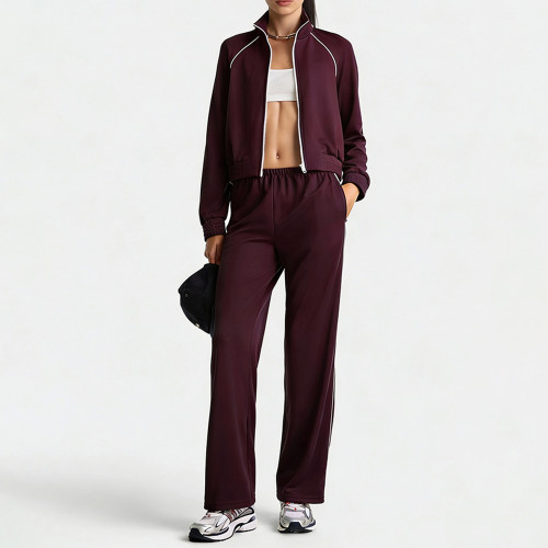 Womens Track Jacket - Scuba Fabric Zip Up Sportswear | Custom Activewear Manufacturer