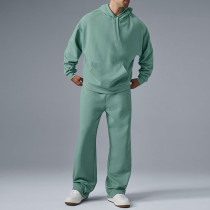 Heavyweight Fleece Hoodie - Blank Sage Green Pullover | Clothing Manufacturers For Startups