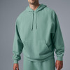 Heavyweight Fleece Hoodie - Blank Sage Green Pullover | Clothing Manufacturers For Startups