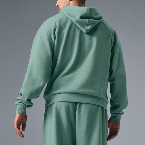 Heavyweight Fleece Hoodie - Blank Sage Green Pullover | Clothing Manufacturers For Startups