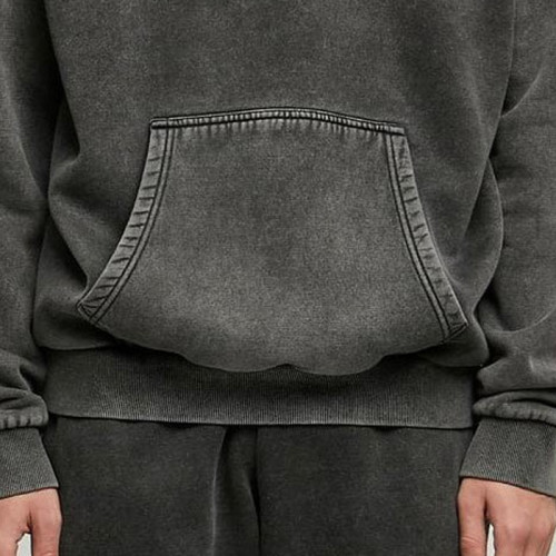 Boxy Fit Hoodie - Heavyweight Acid Wash Pullover | Custom Streetwear Manufacturer