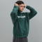 Men's Green Hoodie - Contrast Piping Raglan Sweatshirt | Custom Embroidered Hoodie Factory