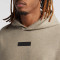 Men's Oatmeal Heather Hoodie - 80 Cotton 20 Polyester Rubber Logo Top | Streetwear Clothing Manufacturer