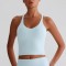 Longline Sports Bra Custom - Strappy Cross Back Yoga Crop Top | Activewear Manufacturer