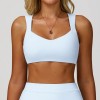 Square Neck Sports Bra Custom - Wide Strap Minimalist Yoga Bra | Activewear Manufacturer