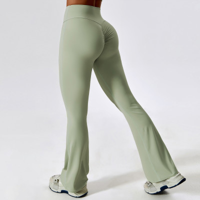 Scrunch Flare Leggings Custom - High Waist Tummy Control Yoga Pants | Custom Leggings Manufacturer