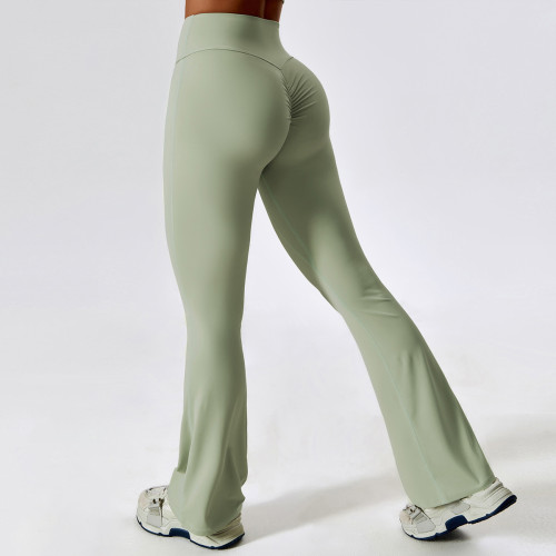 Scrunch Flare Leggings Custom - High Waist Tummy Control Yoga Pants | Custom Leggings Manufacturer