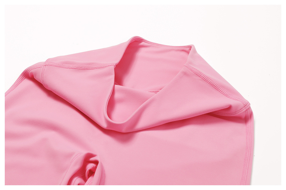 High rise double layer waistband inside view