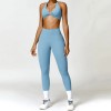 Halter Neck Twist Front Set Custom - Matching Workout Sets High Waist | Sports Clothing Manufacturers