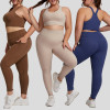 Plus Size Leggings With Pockets Custom - High Impact Sports Bra Set | Leggings Manufacturer