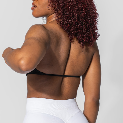 Sexy Halter Neck Sports Bra Custom - Open Back Micro Cup | Custom Sports Bra Manufacturer