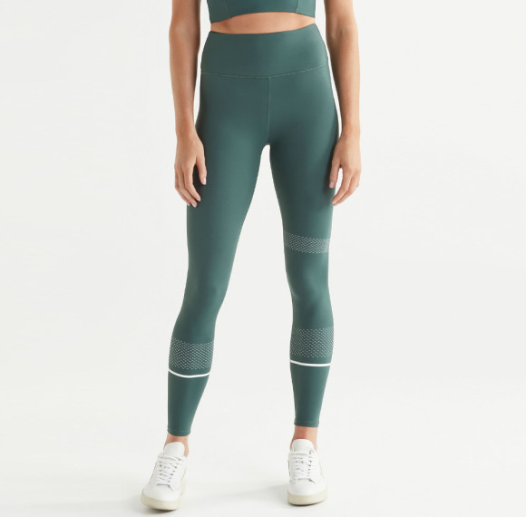 Squat Proof Mesh Panel Leggings Custom - High Waisted Compression | Custom Printed Leggings